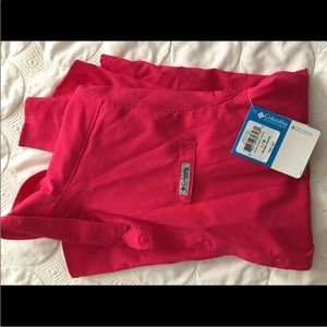 Hot pink 💗 Columbia boat shirt, new with tags